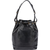 Louis Vuitton Noir Epi Leather Sac Noe Grande Shoulder Bag