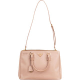 Prada Rose Saffiano Leather Galleria Handbag - vintageandkickz