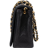 Chanel Quilted Lambskin 24K Gold Single Flap Crossbody Bag