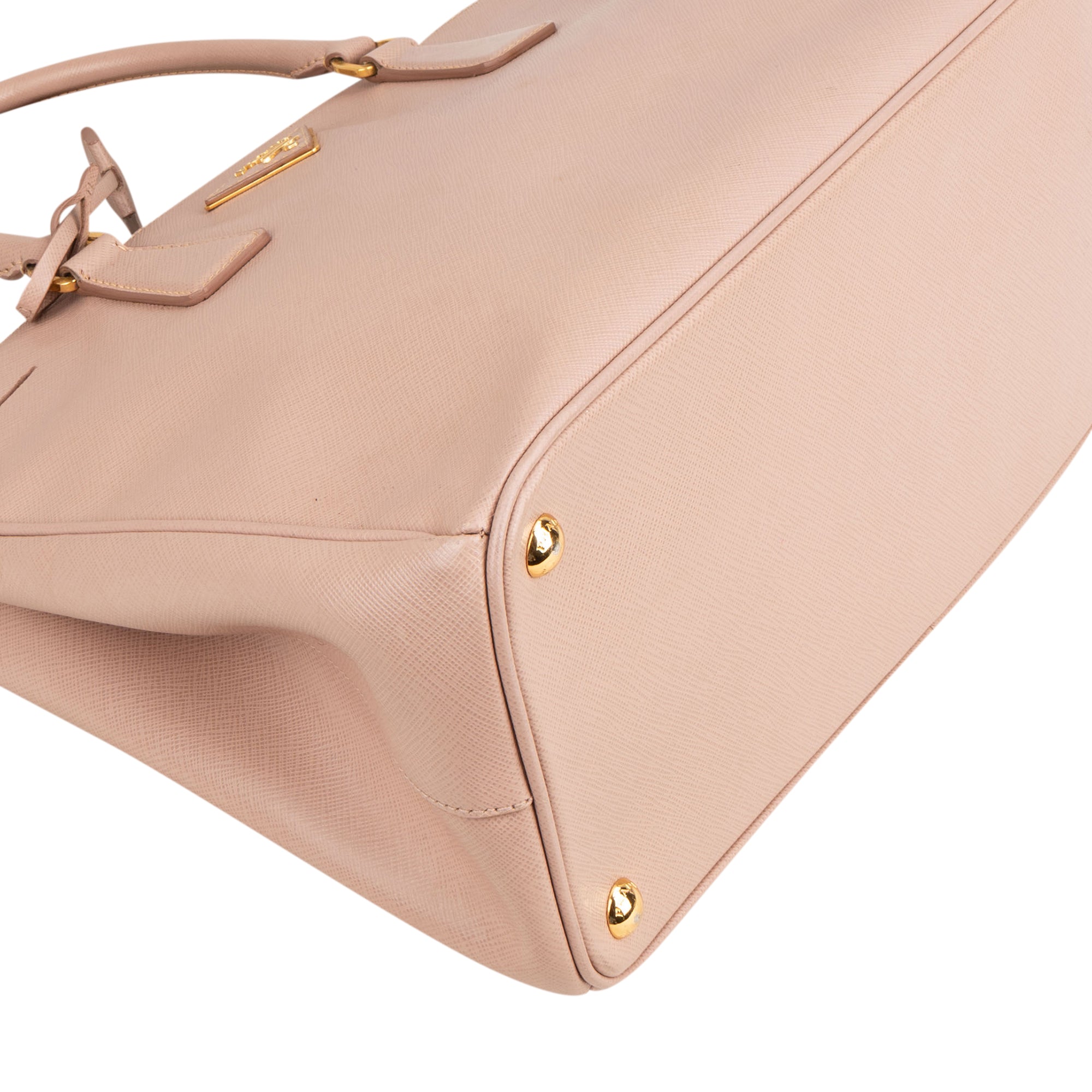 Prada Rose Saffiano Leather Galleria Handbag - vintageandkickz