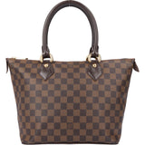 Louis Vuitton Damier Ebene Monogram Saleya PM Handbag