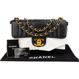 Chanel Quilted Caviar Leather 24K Gold Jumbo Single Flap Crossbody Bag