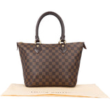 Louis Vuitton Damier Ebene Monogram Saleya PM Handbag