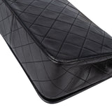 Chanel Quilted Lambskin 24K Gold Single Flap Crossbody Bag