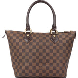 Louis Vuitton Damier Ebene Monogram Saleya PM Handbag