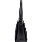 Gucci Black Leather G Handbag