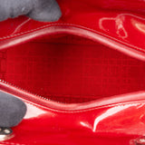 Christian Dior Quilted Patent Leather Lady Dior Handbag