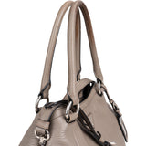 Prada Grey Leather Vitello Handbag