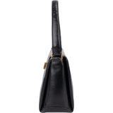 Gucci Black Leather G Handbag