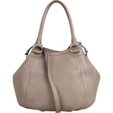 Prada Grey Leather Vitello Handbag