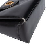 Gucci Black Leather G Handbag