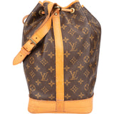 Louis Vuitton Canvas Monogram Sac Noe Grande Shoulder Bag