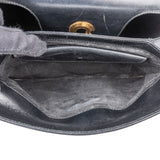 Gucci Black Leather G Handbag