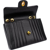 Chanel Quilted Caviar Leather 24K Gold Jumbo Single Flap Crossbody Bag