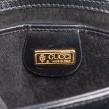 Gucci Black Leather G Handbag