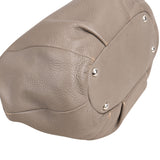 Prada Grey Leather Vitello Handbag