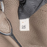 Prada Grey Leather Vitello Handbag