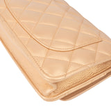 Chanel Golden Quilted Lambskin Coco Wallet On Chain Crossbody Bag