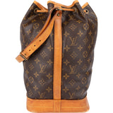 Louis Vuitton Canvas Monogram Sac Noe Grande Shoulder Bag