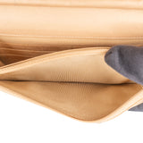 Chanel Golden Quilted Lambskin Coco Wallet On Chain Crossbody Bag