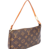 Louis Vuitton Canvas Monogram Pochette Accessoire Handbag