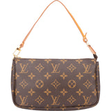 Louis Vuitton Canvas Monogram Pochette Accessoire Handbag