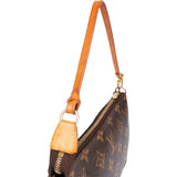 Louis Vuitton Canvas Monogram Pochette Accessoire Handbag