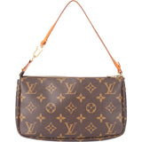 Louis Vuitton Canvas Monogram Pochette Accessoire Handbag