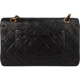 Chanel Quilted Lambskin 24K Gold Medium Double Flap Crossbody Bag