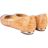 Chanel Red Patent Leather Cork Ballerinas (37.5)