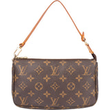Louis Vuitton Canvas Monogram Pochette Accessoire Handbag