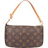 Louis Vuitton Canvas Monogram Pochette Accessoire Handbag