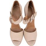 Hermès Gris Leather Heels (37)