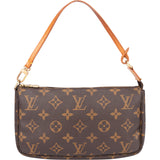Louis Vuitton Canvas Monogram Pochette Accessoire Handbag