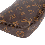 Louis Vuitton Canvas Monogram Pochette Accessoire Handbag