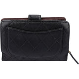 Chanel Quilted Caviar Leder Clip Wallet