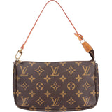 Louis Vuitton Canvas Monogram Pochette Accessoire Handbag