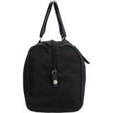 Prada Black Nylon Triangle Duffle Bag 48