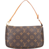 Louis Vuitton Canvas Monogram Pochette Accessoire Handbag