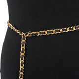 Chanel Lambskin Golden Belly Chain