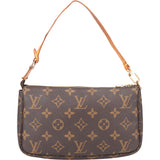 Louis Vuitton Canvas Monogram Pochette Accessoire Handbag