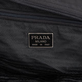 Prada Black Nylon Triangle Duffle Bag 48