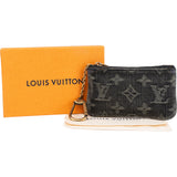 Louis Vuitton Denim Monogram Key Pouch