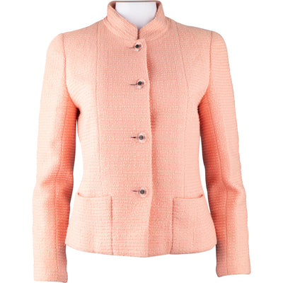 Chanel Pink Tweed CC Jacket (DE38 / FR40)