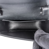 Céline Black Boxcalf Mini Triomphe Crossbody Bag