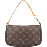 Louis Vuitton Canvas Monogram Pochette Accessoire Handbag