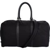 Prada Black Nylon Triangle Duffle Bag 48