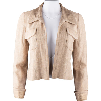 Chanel Golden Glitter Tweed Jacket (DE34 / FR36)