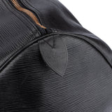 Louis Vuitton Noir Epi Leather Keepall 55