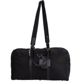 Prada Black Nylon Triangle Duffle Bag 48